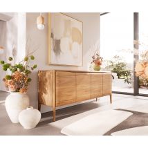 Sideboard Simcha 175 cm Akazie Natur 4 Türen