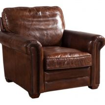 Sloane Vintage Retro Distressed Leather Armchair