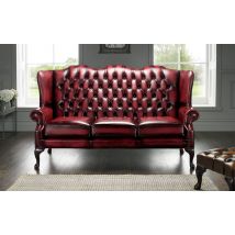 Chesterfield 3 Seater Mallory Queen Anne High Back Wing Sofa…