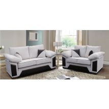 Buy 3 And 2 Seater Sofa Set | Victoria Fabric Settee | DesignerSofas4U