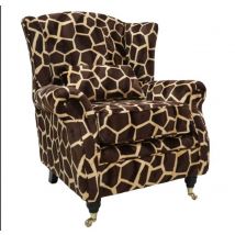 Wing Chair Fireside High Back Armchair Big Giraffe