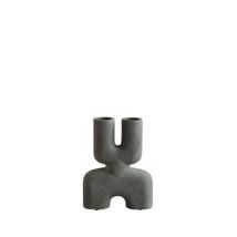 101 Copenhagen Cobra Vase Double Mini Dekoration 101 Copenhagen Farbe: Dark Grey