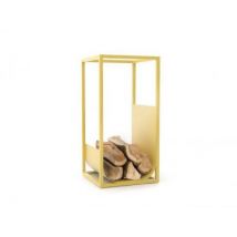 Cube Brennholzregal Outdoor Conmoto Farbe: gelb