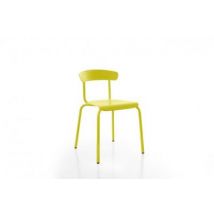 Alu Mito Stuhl Outdoor Conmoto Farbe: schwefelgelb Ausführun ohne Armlehne