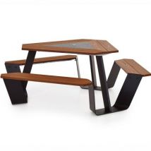 Extremis Anker Outdoor Extremis Gestell: schwarzbraun Holzart: Iroko Hardwood