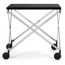 Sax Side Table Beistelltisch Tisch Gestell: schwarz Tischplatte: Fenix-HPL schwarz