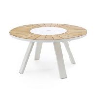 Extremis Pantagruel Table Outdoor Extremis Holz: Hellwood Metall  : schwarz