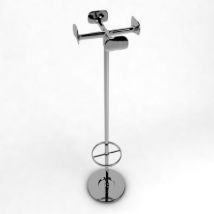 Magis Four Leaves Garderobenständer Aufbewahrung Magis Farbe: poliert mit Schirmständer