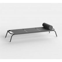 Conmoto Genua Liege Sessel/Sofa Conmoto Farbe: anthrazitgrau Gestell Farbe: schwarz