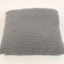 Homelinen Devon Dekokisssenbezug 50x50cm Nützliches Homelinen Labels Farbe: Grey