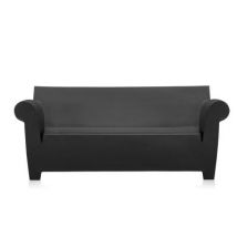 Kartell ACC Bubble Club Sofa mit Polster Sofa Kartell ACC Sofa: schwarz Polster: Weiss