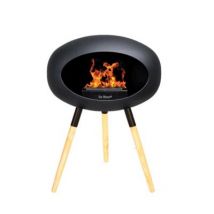 Le Feu Sky Deckenkamin Bioethanol Nützliches Le Feu Farbe Korpus : Schwarz Deckenstange Farbe: Schwarz Deckenstange Länge: 140cm