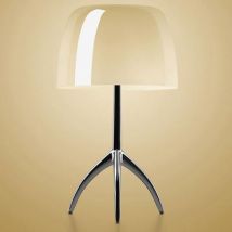 Foscarini Lumière Piccola Tischleuchte Tischleuchten Foscarini Farbe: warmweiss Gestell: Aluminium Dimmer: mit Dimmer