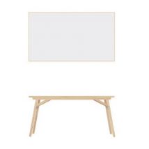 Klopstock Tisch Moormann Farbe Tischplatte: Melamin weiss Länge: 160cm