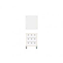 Moormann Lader Baukastensystem Aufbewahrung Moormann Farbe: 3 Schubkästen/Rollen FU weiss