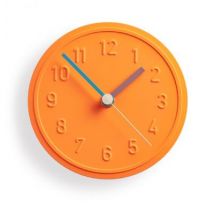 Richard Lampert Alu Alu Wanduhr Uhren Richard Lampert Farbe: Leuchtorange