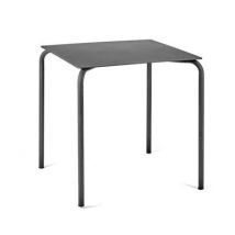 Serax August Alu Tisch Outdoor Serax Farbe: schwarz Grösse: 70x70cm