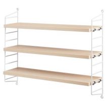 String Pocket Aufbewahrung String Ausführun esche/weiß