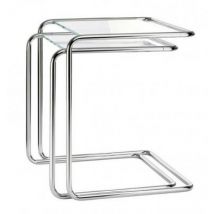 Thonet B 97 Set Glas-Beistelltisch Tisch Thonet