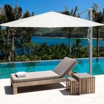 Tuuci Bay Master Single Cantilever square Sonnenschirme Tuuci Grösse: 3 0m Farbe: Linen
