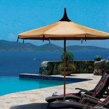 Tuuci Ocean Master Pagoda Sonnenschirme Tuuci Grösse: 3 2m Farbe: Sunflower Yellow