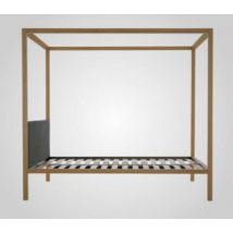 Zanotta Milleunanotte Himmelbett Bett Zanotta Größe: 160x200  Gestell: Leder