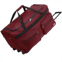 XXL Reisetasche mit Trolleyfunktion 160L rot