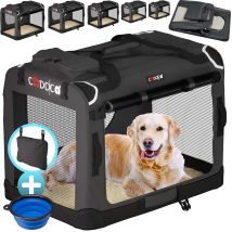 Hundebox Anthrazit M 60x42x44cm