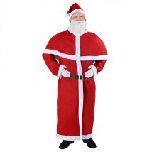 Weihnachtsmann-Kostüm 5-tlg.