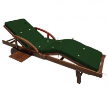 Auflage Sunlounger Grün 195x55x5cm