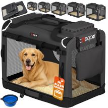 Hundebox faltbar XXXL 101x70x70cm Anthrazit