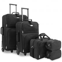 Koffer Set 5-tlg Schwarz