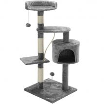 Kratzbaum Silbergrau 112cm