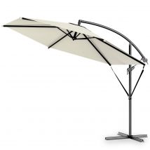 Ampelschirm Alu Creme Ø300cm UV-Schutz 80+