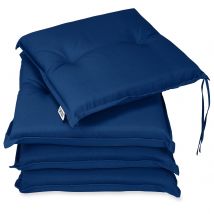 Sitzkissen 4er-Set Sydney Blau 45x40x6cm