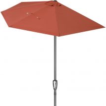 Terrassen-Sonnenschirm Terrakotta UV-Schutz 80+