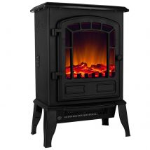 Elektrischer Kamin Schwarz 2000W mit Heizung