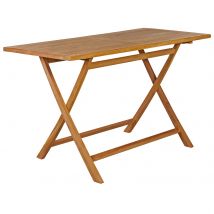 Gartentisch Bari Teakholz 125x60x75cm klappbar