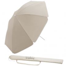 Sonnenschirm Crete Beige 200cm UV-Schutz 50+ Neigefunktion