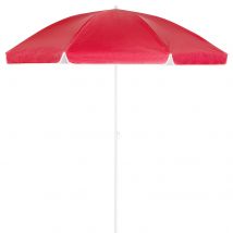 Sonnenschirm Cyprus Rot 180cm UV-Schutz 50+ Neigefunktion