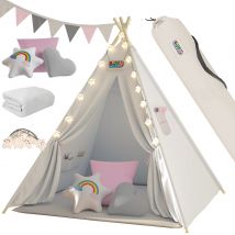 Tipi Spielzelt Rosa 160x130x130cm