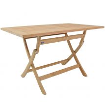Gartentisch Sunrise 120x70x75cm Teakholz klappbar