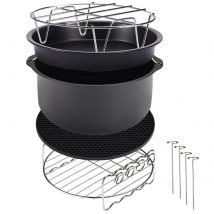 Zubehör-Set Heißluftfritteuse 9-tlg