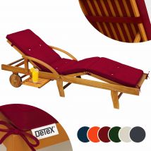 Auflage Sunlounger Rot 195x55x5cm