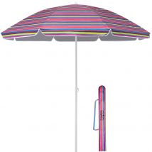 Sonnenschirm Crete Bunt 200cm UV-Schutz 50+ Neigefunktion