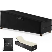 Abdeckplane Sonnenliege Anthrazit 200x75x40/70cm 9100mm Wassersäule