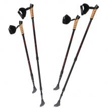 Nordic Walking Stöcke 2er-Set Rot