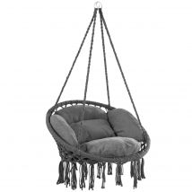 Hängesessel Anthrazit 80x60x140cm