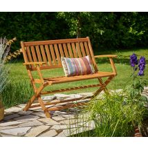 Gartenbank Eukalyptusholz FSC®-zertifiziert 120x55x90cm