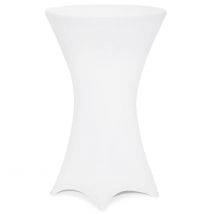 Stehtischhusse Ø80 cm weiß